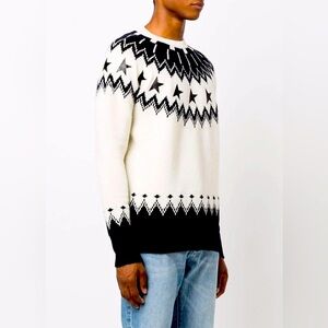 GOLDEN GOOSE DELUXE BRAND 
Sweater Deidra Wool Norway Patchwork Jacquard XS